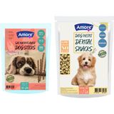 Amore Köpek Ödül Çubuğu 16-Dog-Salmon-Sticks Somonlu, Mantı Ağız Sağlığı Atıştırmalık Mini-Dental