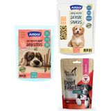 Amore Köpek Ödül Çubuğu 16-Dog-Salmon-Sticks Somonlu, Mantı Ağız Sağlığı Atıştırmalık, Şerit 80 gr