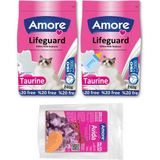 Amore Lifeguard Kitten Milk Yavru Kedi Süt Tozu 2 Adet 240 gr ve Avida 12LI Sticks Kedi Ödülü 60 Gr, Biberon