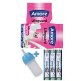 Amore Lifeguard Yavru Kedi Süt Tozu 2 x 240 G + Biberon + Ödül Sticks 3'lü