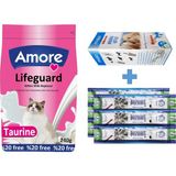 Amore Lifeguard Yavru Kedi Süt Tozu 240 gr + Biberon + Ödül Sticks 2 Adet 3'lü - 240 G + 2 Sticks + Bib