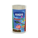AMORE Malawi Cichlid Mix 250ml Protein Bitkisel Özel Karışım Ciklet Yunus Sarı Prenses Balık Yemi