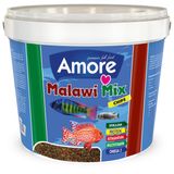 Amore Malawi Cichlid Mix Chips 3Kg Kova Tanganyika Cichlid Spirulina Algae Karisik Akvaryum Balik Yemi