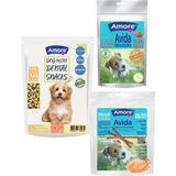Amore Mini-Dental Atıştırmalık Köpek Ödülü Ağız Kokusu Diş Sağlığı, 12LI Kuzu, Tavuk Etli Stick