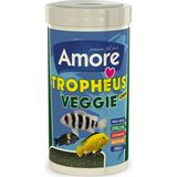 Amore Tropheus Veggie Chips Tanganyika Malawi Bitkisel Algae 250ML Spirulina Sarımsak Balık Yemi