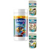 Amore Tropical Mix Selection 125Ml, Lotus Protect 3 Pro 100Ml Tropik Balik Yemi Set