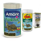 Amore Turtle Green Sticks Kaplumbaga Yemi Ve Multivitamin Seti 1000 Ve 250 Ml Ema