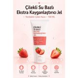 Amoria Shop Çilek Aromalı Su Bazlı Ekstra Kayganlaştırıcı Jel 100 Ml Yenilebilir Çilek Hazzı Aromalı Jel