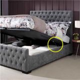 Amortisörü Baza Pistonu 38 cm 1000 N (1 Çift) Siyah