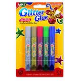 Amos 10,5 ml x 5 Tüp GCL10B5 Classic Simli Yapıştırıcı