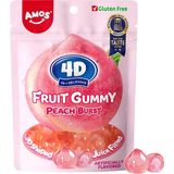 Amos 4d Fruit Gummy Peach Burst 54 gr