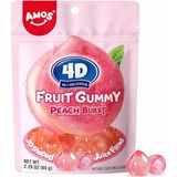 Amos 4d Fruit Gummy Peach Burst 65G - 65 gr
