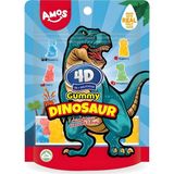 Amos 4d Gummy Dinosaur 64G - 64 gr