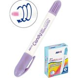 Amos Candy Jel Mor Pastel Renkler Fosforlu Kalem