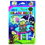 Amos Gd22P7R Cam Boyası Sökülebilir 22Ml*6 Renk + 40Ml Kontur, 6 Renk