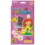 Amos Vıtray Cam Boyama Seti Prenses-Sd 10P6-P