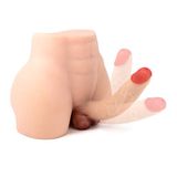 Amosis Alan - Mega Boy Anal Girişli 21 CM Yapay Penisli Erkek Yarım Vücut Realistik Manken 7.7 KG