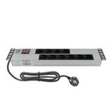 AMP Connect 19" 2U 10'lu Schuko Anahtarlı Kabinet Grup Prizi