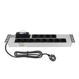 AMP CONNECT 19" 2U 12'li Schuko Sigortalı Kabinet Grup Prizi (PDU)-16A