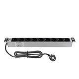 AMP CONNECT 19"1U 9'lu Schuko Direkt Bağlantılı Kabinet Grup Prizi (PDU)-16A