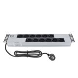 AMP CONNECT 19"2U 12'li Schuko Direkt Bağlantılı Kabinet Grup Prizi (PDU)-16A