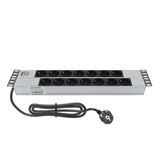 AMP CONNECT 19"2U 14'lü Schuko Direkt Bağlantılı Kabinet Grup Prizi (PDU)-16A