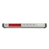 AMP CONNECT Alüminyum Profil Yatay Donatılmış Brotik 4 UPS 4 Şebeke Prizi 4 CAT3 Telefon veya CAT5 – CAT6 Data Prizi