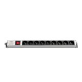 AMP CONNECT Dokuzlu UPS Klemensli Anahtarlı Alüminyum Grup Priz