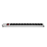 AMP CONNECT Onikili UPS Klemensli Anahtarlı Alüminyum Grup Priz