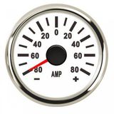 AMPERMETRE Ø52mm BEYAZ 12/24v ŞÖNT DAHİLDİR