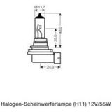 AMPUL 12V H11 55w Tek flaman far ve sis ampulü