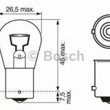Ampul 12v P21w Ba15s Bos-1987302201-mar