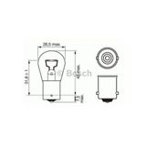 AMPUL 12V P21W BA15S - BOS-1987302201