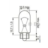 Ampul 12v W Stop Dıpsız W16w Osram 921 Fs10 1987302821