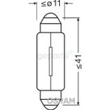 Ampul Bm Bm C10w 12V 10W Sv8,5-8 Sofıt Ampul Uzun Boy 41 Mm Orıgınal (10 Adet)