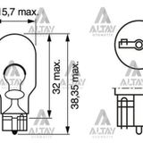 Ampül Eco 12V Büyük Dipsiz 16W / W16W Sinyal Ve Fren Ampülü Dipsiz 67 (Oem No:1987302821)