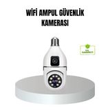 Ampul Güvenlik Kamerası Full Gece Görüşlü Hareket Algılamalı