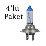 Ampul Halojen 12V 55W Süper Beyaz Px26d 4'Lü Paket