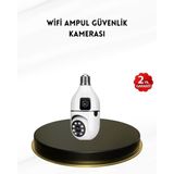 Ampul Kamera Uzaktan Erişimli Hareket Sensörlü Gece Görüşlü
