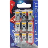 Ampul T10 W5W 12V 10SMD LED Amber (9'lu Blister) Pht PH7010 Na B9