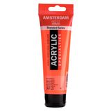 AMSTERDAM 17092572 All Acrylic Standart Serisi 120 Ml Tüp Akrilik Boya, Reflex Orange