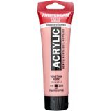 AMSTERDAM 17093162 All Acrylic Standart Serisi 120 Ml Tüp Akrilik Boya, Venetian Rose