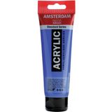 AMSTERDAM 17095122 All Acrylic Standart Serisi 120 Ml Tüp Akrilik Boya, Cobalt Blue Ultramarine