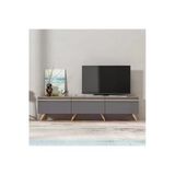 Amsterdam 3 Kapaklı Modern Tv Sehpası Antrasit