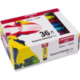 Amsterdam 36x20 ml Ana Renkler Akrilik Boya Seti