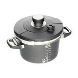 Amt Gastroguss Black Düdüklü Tencere 7 Lt - Gri