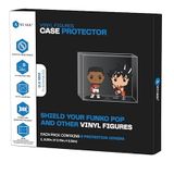 AMTAKK Funko ile Uyumlu Pop Koruyucu Kılıf - 2'li Paket Pop! Vinil Figürler 0,5 mm UV ve Çizilmeye Dayanıklı (5 Sayı)