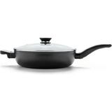 Amwaykapaklı Yapışmaz Tava, 28 Cm, Icook - MUTFAK - Siyah