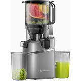Amzchef Meyve Sıkacağı 250W, Otomatik & Üçlü Filtre, Posa Ayrıştırma - Koyu Gri