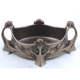 AN10494A4 WISE - Veronese Design ÇİÇEKLİ BOWL - Wise Vazo & Tabak Serisi - Dekoratif Ürünler - Hediyelik Ürünler